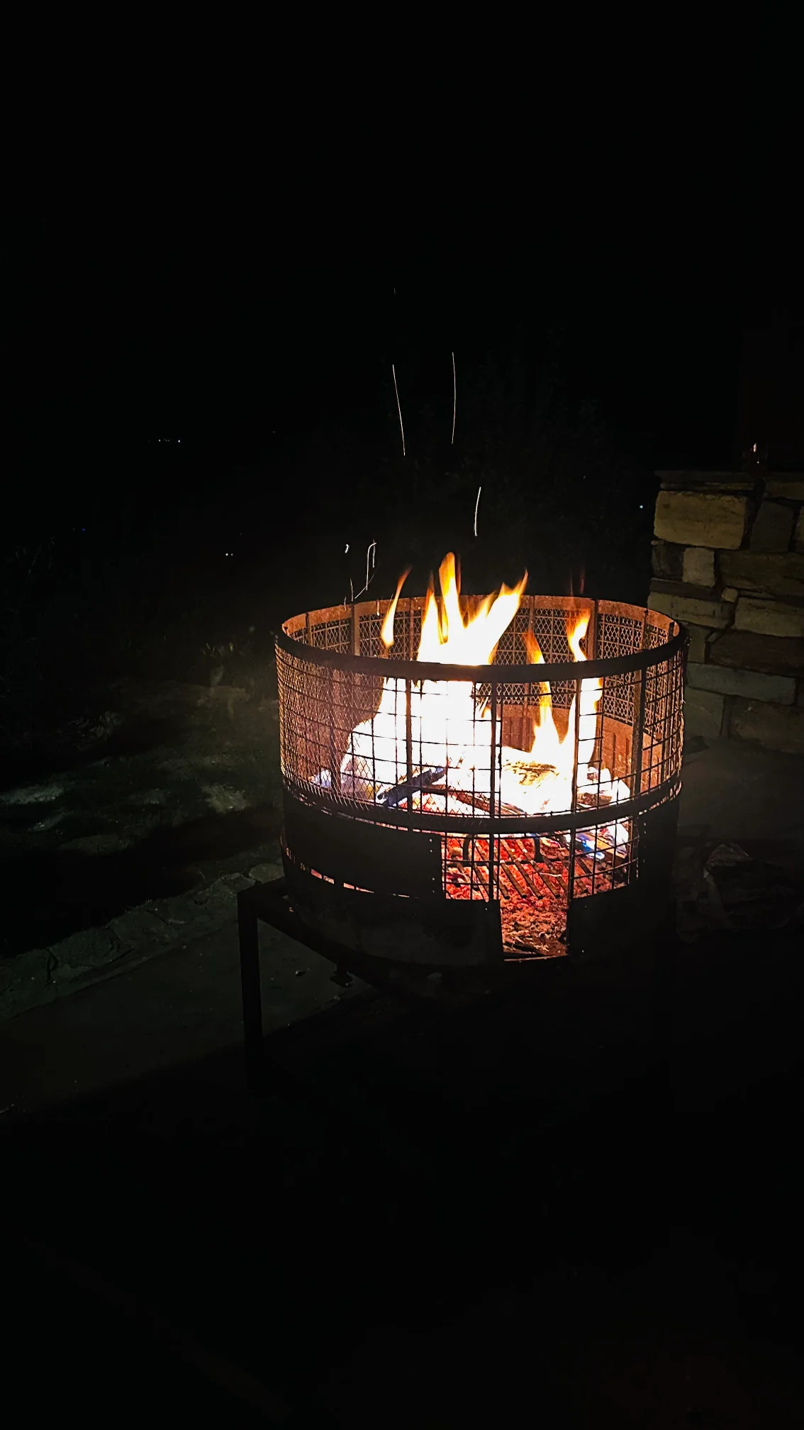 Bonfire at Hotel Amber Himalayas