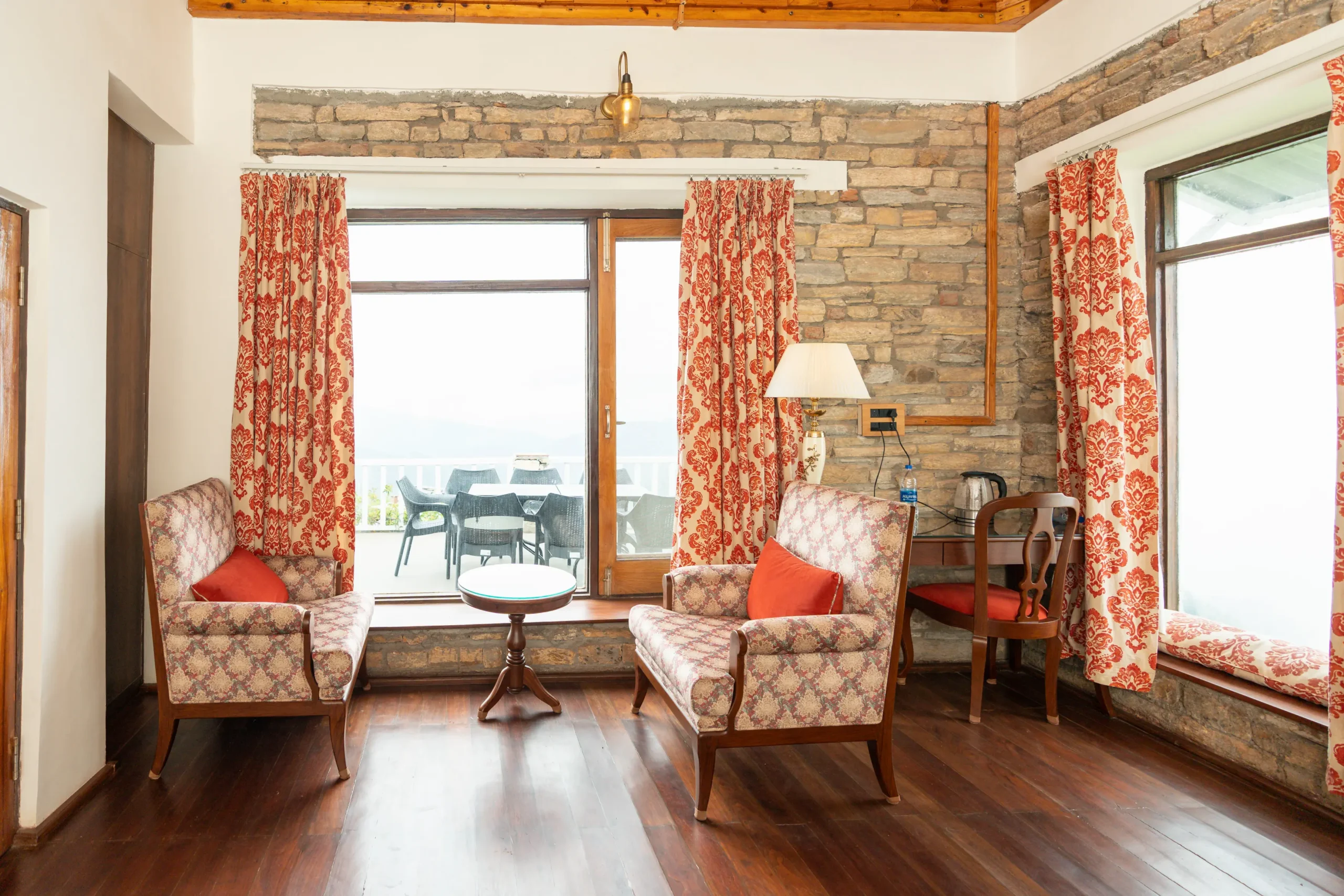 Sunrise Orange Room at hotel Amber Himalayas